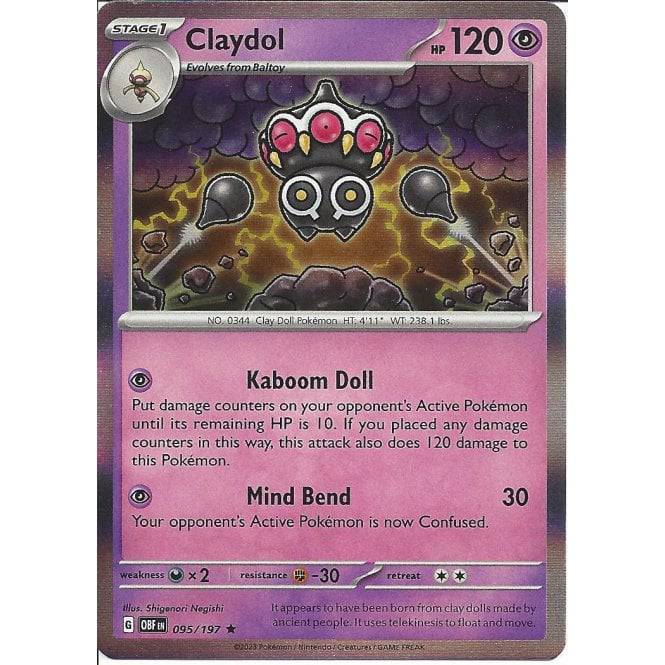 Claydol : OBSIDIAN FLAMES (Holo) - 095/197