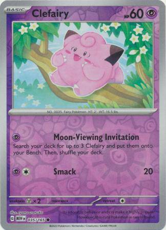 Clefairy : 151 (Reverse holo) - 035/165