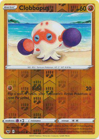 Clobbopus : SWORD & SHIELD BASE (Reverse holo) - 111/202