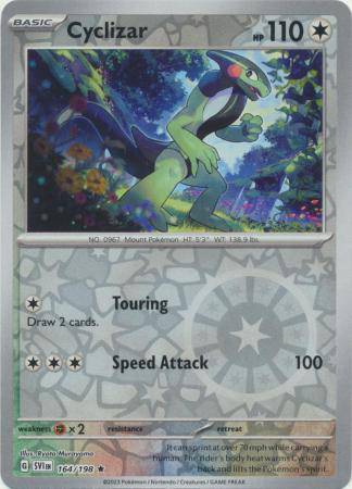 Cyclizar : SCARLET & VIOLET BASE (Reverse holo) - 164/198
