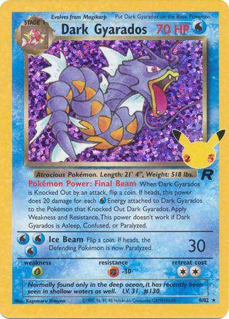 Dark Gyarados : CELEBRATIONS - 8/82 - Lockett Labs UK