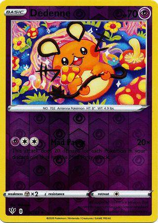 Dedenne : DARKNESS ABLAZE (Reverse holo) - 078/189