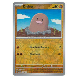 Diglett : 151 (Reverse holo) - 050/165