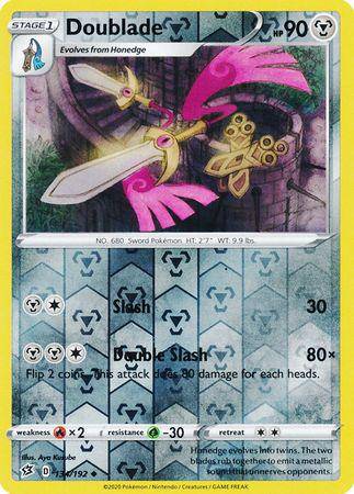 Doublade : REBEL CLASH (Reverse holo) - 134/192