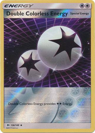Double Colorless Energy : SUN & MOON BASE (Reverse holo) - 136/149