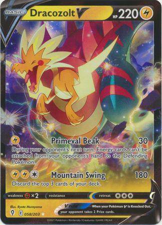 Dracozolt V : EVOLVING SKIES - 058/203