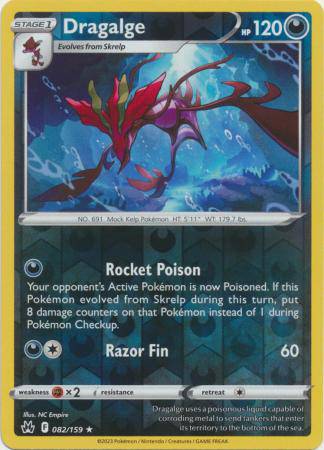 Dragalge : CROWN ZENITH (Reverse holo) - 082/159