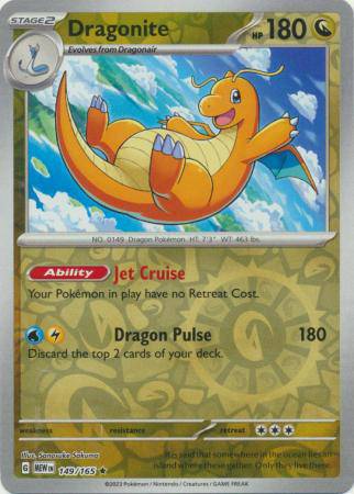 Dragonite : 151 (Reverse holo) - 149/165
