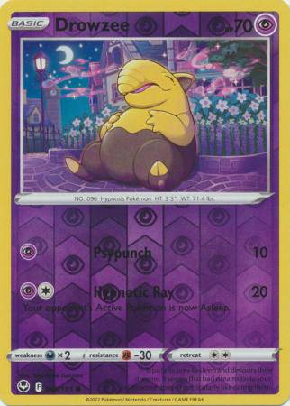 Drowzee : SILVER TEMPEST (Reverse holo) - 060/195