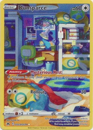 Dunsparce : CROWN ZENITH - GG23/GG70