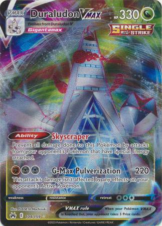 Duraludon VMAX : CROWN ZENITH - 104/159