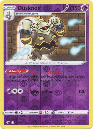 Dusknoir : VIVID VOLTAGE (Reverse holo) - 071/185