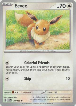 Eevee : 151 - 133/165