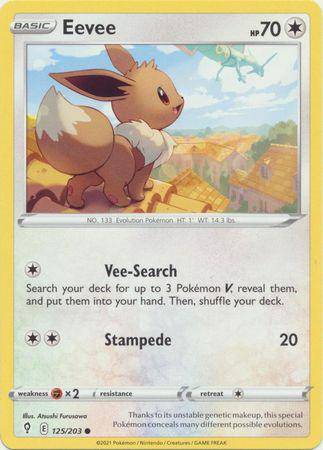 Eevee : EVOLVING SKIES - 125/203 - Lockett Labs UK