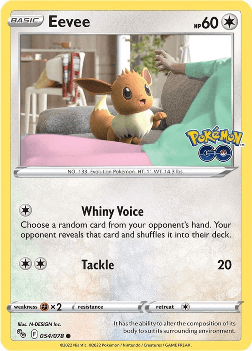 Eevee : POKEMON GO! - 054/078