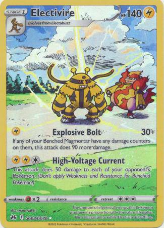 Electivire : CROWN ZENITH - GG08/GG70