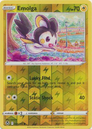 Emolga : SILVER TEMPEST (Reverse holo) - 054/195