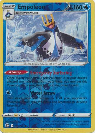 Empoleon : BRILLIANT STARS (Reverse holo) - 037/172