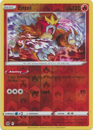 Entei : CROWN ZENITH (Reverse holo) - 021/159
