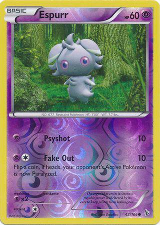 Espurr : FLASHFIRE (Reverse holo) - 42/106