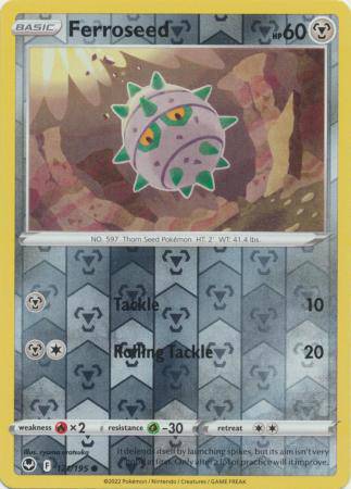 Ferroseed : SILVER TEMPEST (Reverse holo) - 121/195