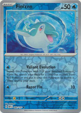 Finizen : OBSIDIAN FLAMES (Reverse holo) - 060/197