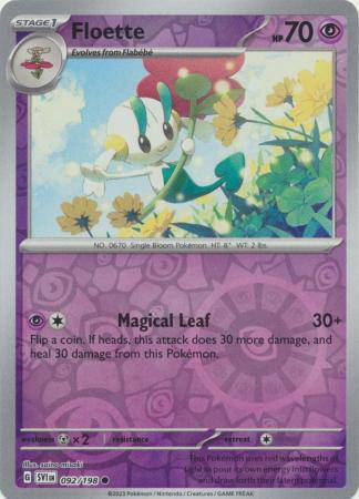 Floette : SCARLET & VIOLET BASE (Reverse holo) - 092/198