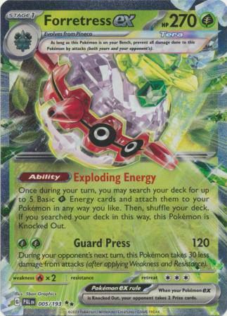 Forretress ex : PALDEA EVOLVED - 005/193