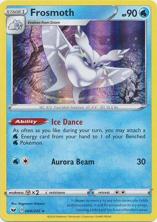 Frosmoth : SWORD & SHIELD BASE (Holo) - 064/202