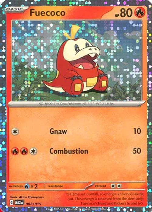Fuecoco : MCDONALDS 2023 (Holo) - 002/015