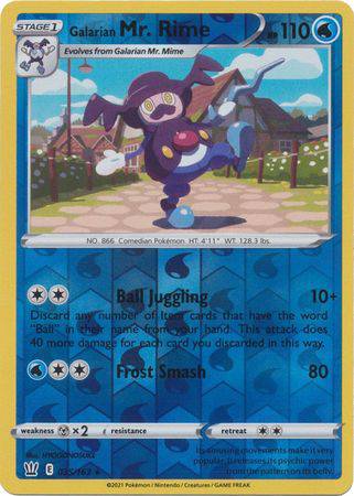 Galarian Mr. Rime : BATTLE STYLES (Reverse holo) - 035/163