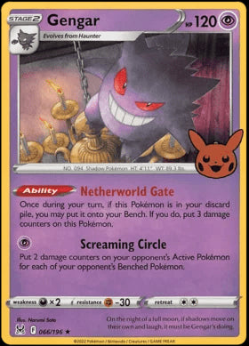 Gengar : TRICK OR TRADE 2023 (Holo) - 066/196