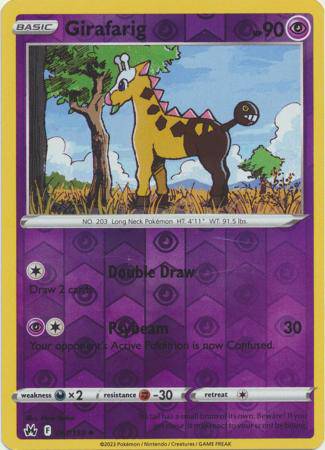 Girafarig : CROWN ZENITH (Reverse holo) - 061/159