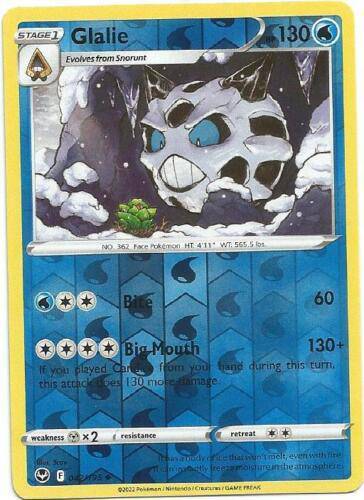 Glalie : SILVER TEMPEST (Reverse holo) - 042/195