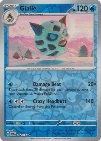 Glalie : TWILIGHT MASQUERADE (Reverse holo) - 052/167