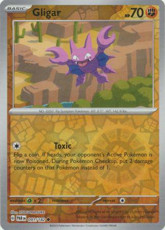 Gligar : PARADOX RIFT (Reverse holo) - 091/182