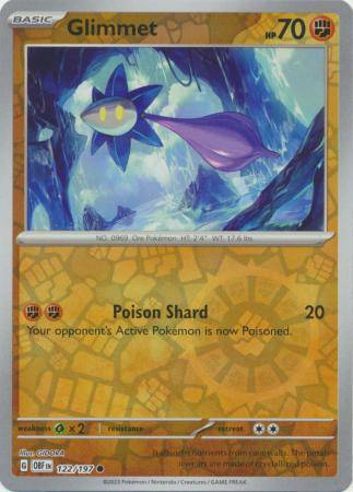 Glimmet : OBSIDIAN FLAMES (Reverse holo) - 122/197