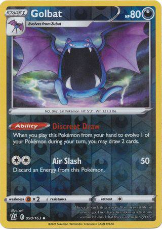 Golbat : BATTLE STYLES (Reverse holo) - 090/163
