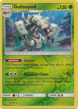 Golisopod : GUARDIANS RISING (Reverse holo) - 9/145