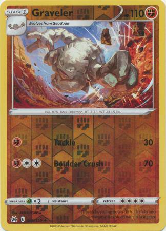 Graveler : CROWN ZENITH (Reverse holo) - 068/159