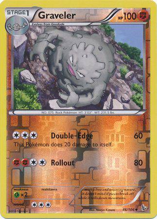 Graveler : FLASHFIRE (Reverse holo) - 46/106