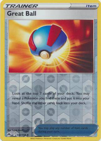 Great Ball : CROWN ZENITH (Reverse holo) - 132/159