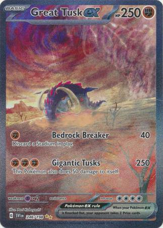 Great Tusk ex : SCARLET & VIOLET BASE - 246/198