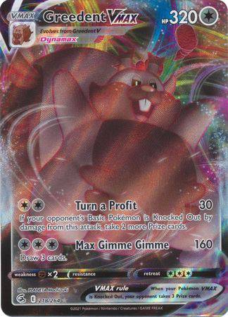 Greedent VMAX : FUSION STRIKE - 218/264