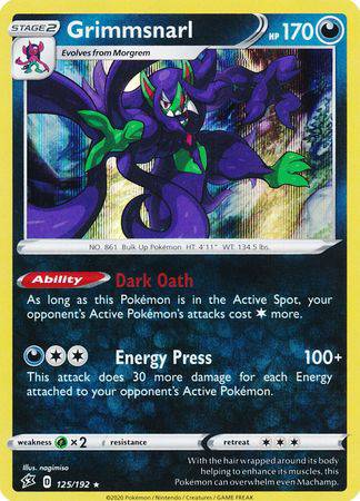 Grimmsnarl : REBEL CLASH (Holo) - 125/192