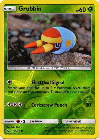 Grubbin : UNBROKEN BONDS (Reverse holo) - 18/214