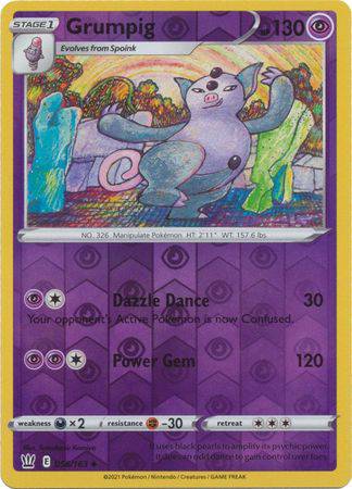 Grumpig : BATTLE STYLES (Reverse holo) - 056/163