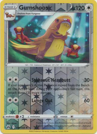 Gumshoos : CROWN ZENITH (Reverse holo) - 118/159