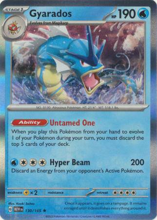 Gyarados : 151 (Holo) - 130/165