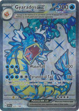 Gyarados ex : SCARLET & VIOLET BASE - 225/198